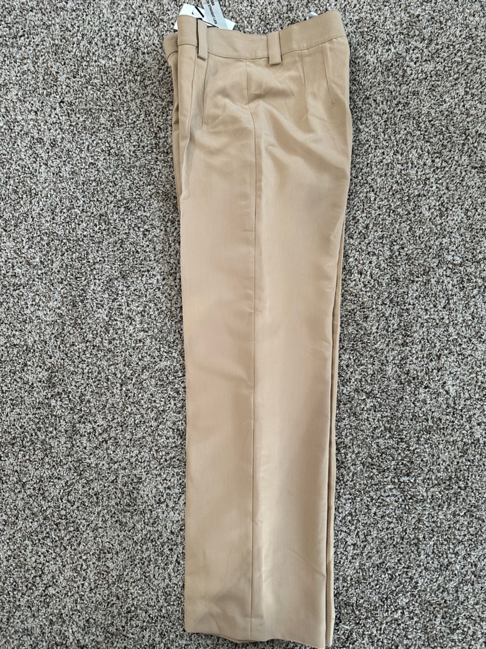 Zara Beige Straight Leg Trousers - Picture 4 of 8